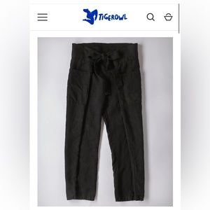 TIGEROWL Wrap Linen Pants